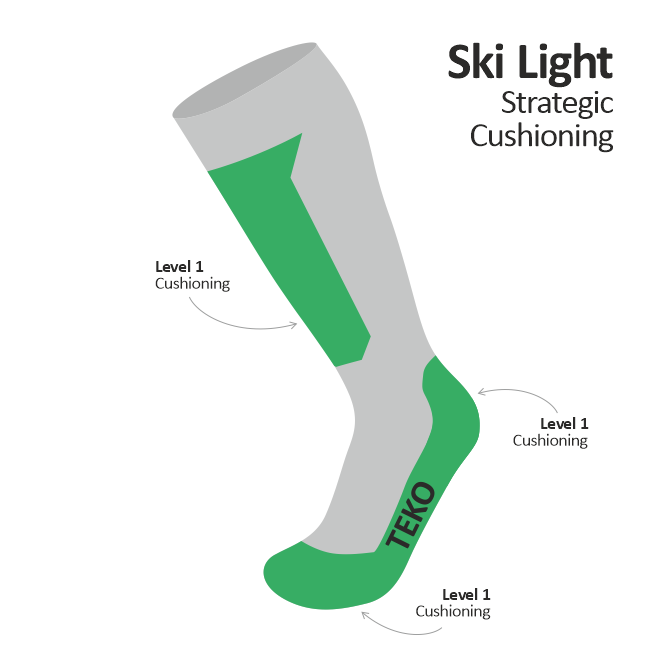 Light Cushion Ski Sock – Halfdays