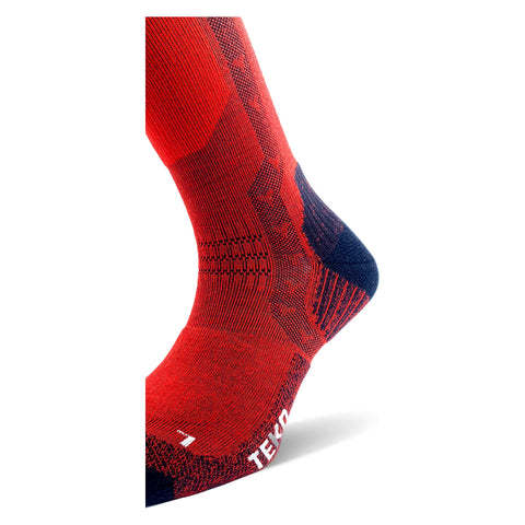 TEKO eco SKI 1.0 MERINO WOOL FREERIDE WORLD TOUR PRO MODEL SOCKS with Strategic Light Cushioning