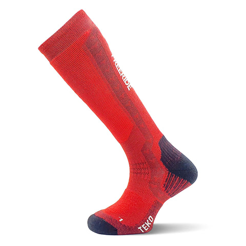 TEKO eco SKI 1.0 MERINO WOOL FREERIDE WORLD TOUR PRO MODEL SOCKS with Strategic Light Cushioning