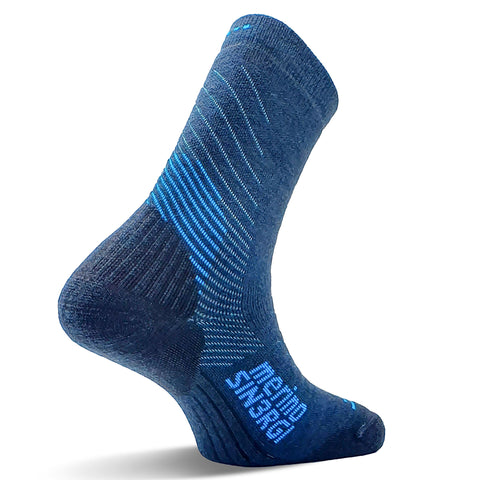 TEKO eco HIKE 3.0 EXODUS MERINO WOOL HIKING SOCKS - Medium Full Cushion - Storm Blue