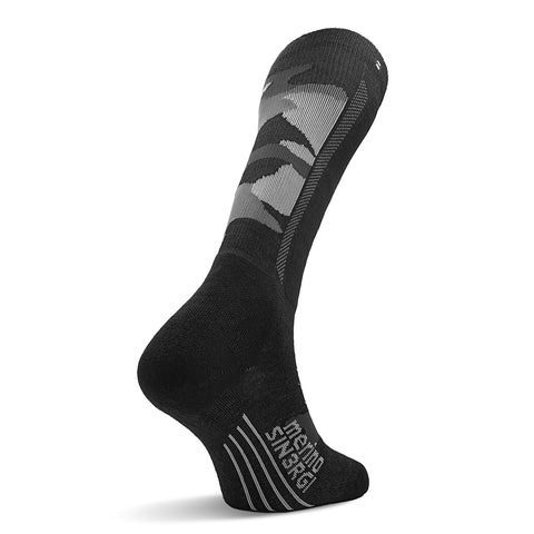 TEKO Eco Snow 2.0 MTN DiViSiON MERINO WOOL SOCKS - Strategic Light Cushion in Shin, Foot & Heel for Skiing