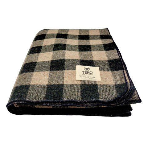 TEKO eco MELTON BRAEMAR WOOL BLANKET