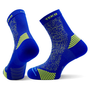 TEKO eco RUN 2.0 SHORT CREW SOCKS - Light Half Cushion for Running